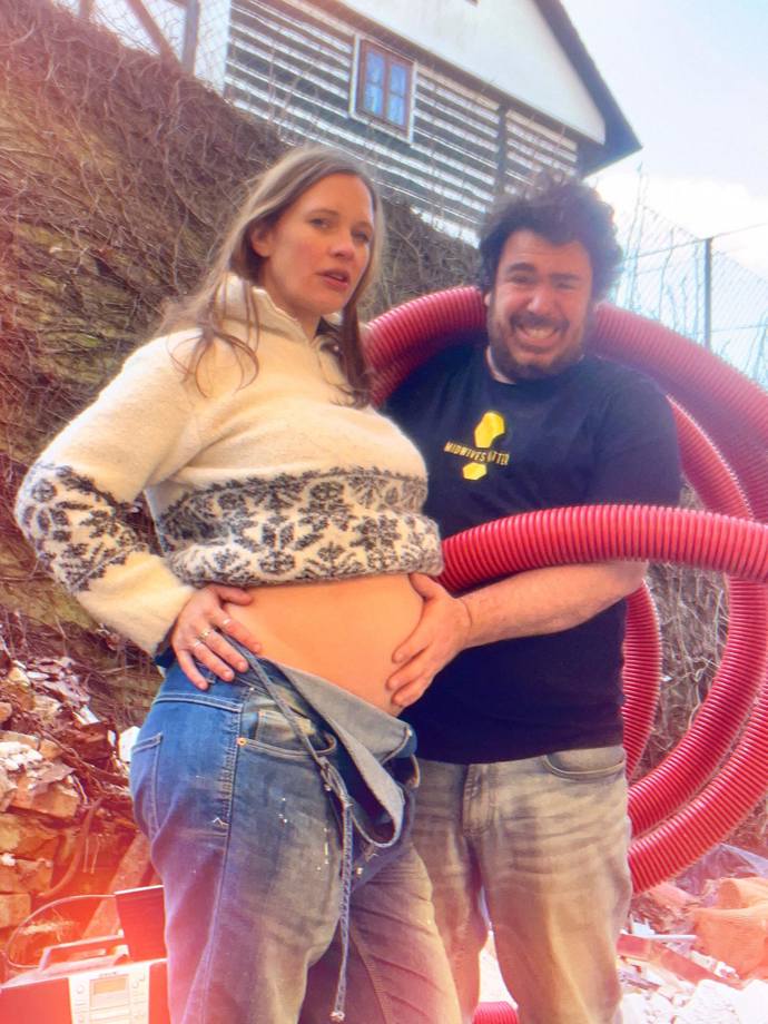 Kristýna Leichtová s partnerem Vojtěchem Štěpánkem. 