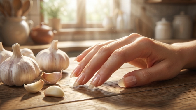 Trápí vás lámavé nehty? Vyzkoušejte přírodní kúru z česneku