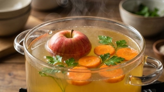 Neobvyklý trik pro křišťálově čistý vývar: Jedno neoloupané jablko v hrnci promění obyčejnou polévku v kulinářský zážitek