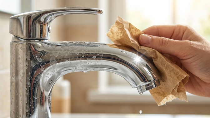 Trik s pečicím papírem na vodní kámen: Baterie budou jako nové