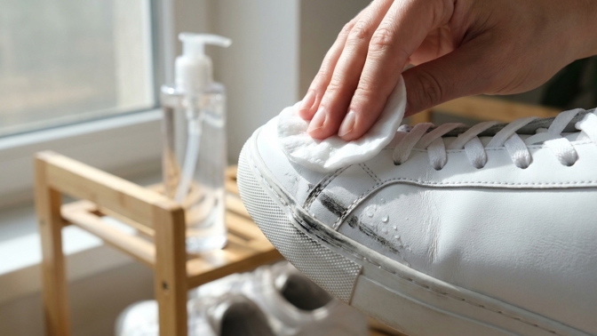 Tajemství bílých tenisek: Proč lékárnice čistí boty micelární vodou?