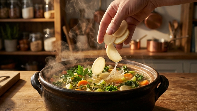 Jak zachránit přesolenou polévku? Pomůže brambora nebo kousek chleba