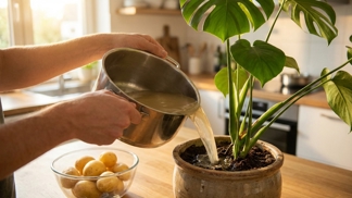 Vodu z uvařených brambor už do dřezu nikdy nevylijete: Je to tekutý poklad, po kterém pokojovky porostou jako divoké