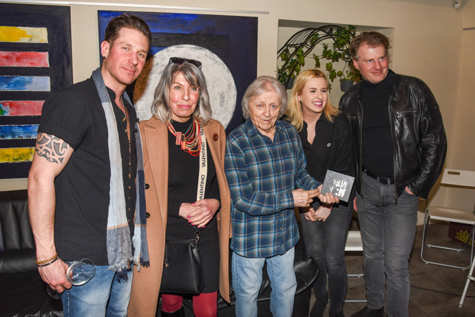 Václav Neckář přišel pokřtít nové album Petra Baťka.