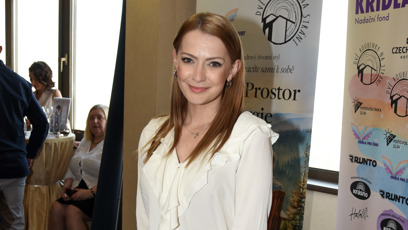 FOTO: Šárka Vaňková na charitativní akci.