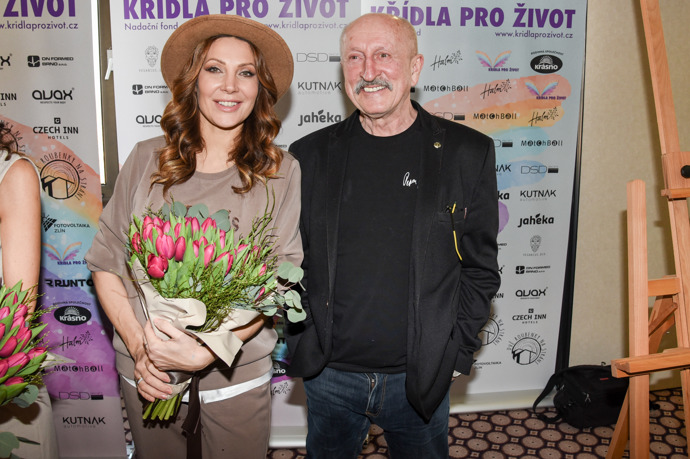 Na akci nechyběla herecká legenda Oldřich Navrátil. 