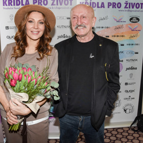 Oldřich Navrátil s Olgou Lounovou