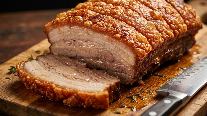 Kůžička u bůčku už nebude jako guma: Tato směs ze spíže na ní vykouzlí křupavé bublinky a maso udrží šťavnaté