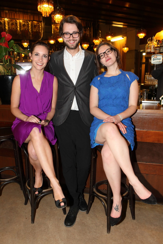 Matěj Chlupáček na snímku s herečkou Hanou Vagnerovou. 