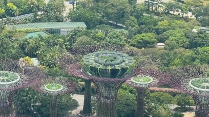 FOTO: Monika Babišová a její fotky ze Singapuru.