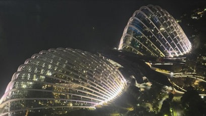 FOTO: Monika Babišová v Singapuru.