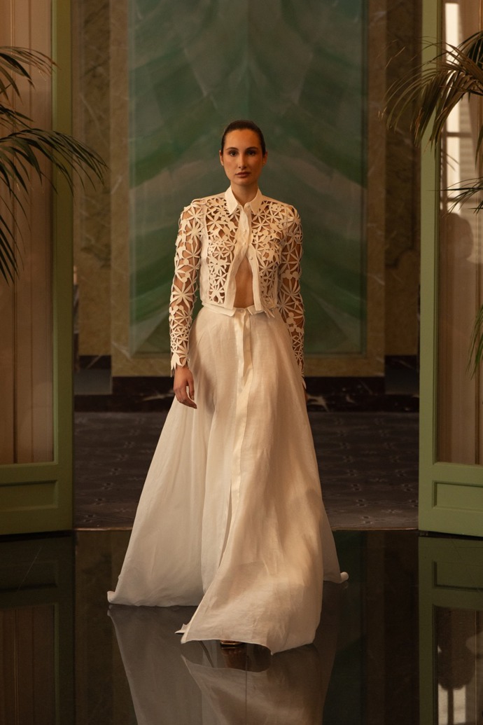 Česká značka Sedlackova se představila na jarní edici pařížského týdne módy.