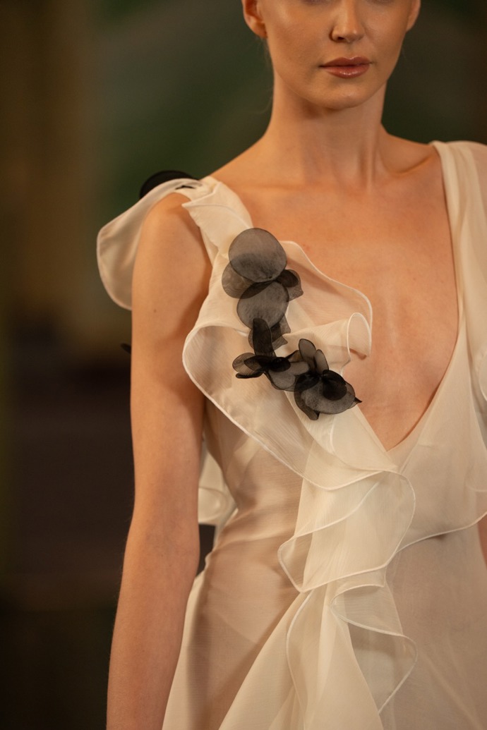 Nechyběly kontrastní květinové prvky...