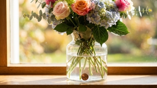 Babička dávala do každé vázy s kyticí měděnou minci: Až po letech jsem pochopila ten geniální trik na rekordní výdrž