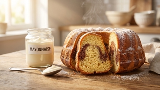 Majonéza v bábovce zní jako šílený nápad: Výsledek je ale tak nadýchaný, že už nikdy nebudete péct jinak