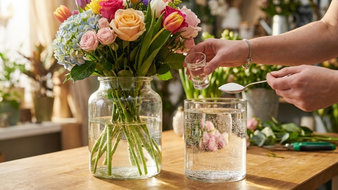 Jak prodloužit životnost řezaných květin? Zkuste cukr a kapku alkoholu