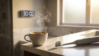 Váš ranní spěch s kartáčkem po kávě doslova hobluje sklovinu: Počkejte přesně 30 minut a ušetřete si drahé opravy u zubaře