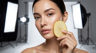 Modelky mají v ateliéru vždycky po ruce syrovou bramboru: Tento škrobový zázrak vytvoří na pleti neviditelný filtr, který okamžitě vymaže póry i vrásky