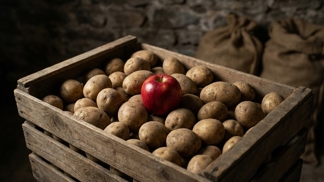 Sbohem klíčící a změklé brambory: Stačí jedno obyčejné jablko a vaše zásoby zůstanou v kondici až do příští sklizně