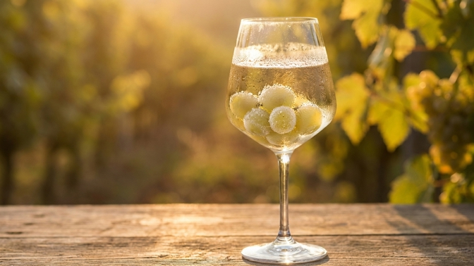 Someliérský trik pro ledové víno: Proč místo ledu použít mražené hrozny?