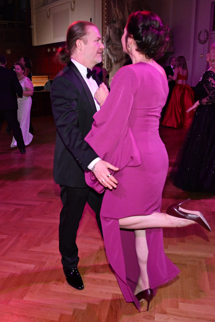 Manželé Šporclovi to rozparádili na parketu. 