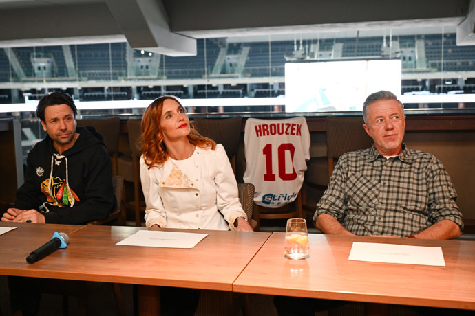 Hlavní představitelé filmu Lajna - konečně film.