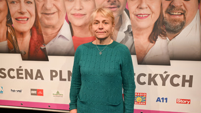 FOTO: Pavla Tomicová na tiskové konferenci k 8. ročníku letní scény Prima Hvězdné léto pod žižkovskou věží.