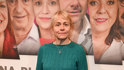 FOTO: Pavla Tomicová v zelených šatech.