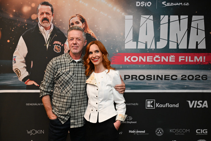 Jiří Langmajer se svou seriálovou partnerkou Hanou Vagnerovou.