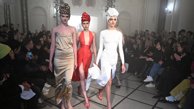 Přehlídka Tomáše Němce v rámci MBPFW 2024. 