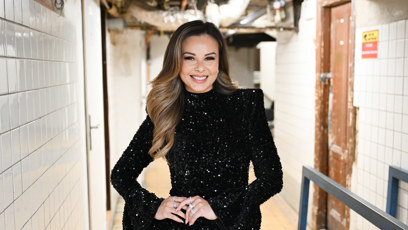 FOTO: Monika Bagárová měla velmi dobrou náladu.