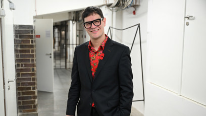 FOTO: David Kraus měl dobrou náladu.