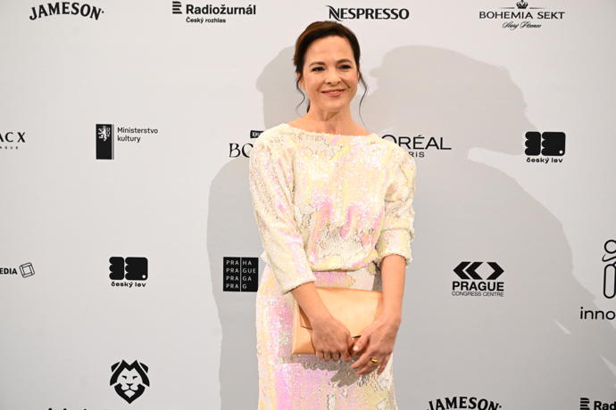 Kristýna Janáčková na udílení cen Český lev.