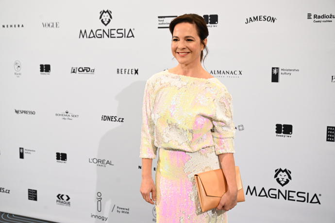 Kristýna Janáčková na udílení cen Český lev.