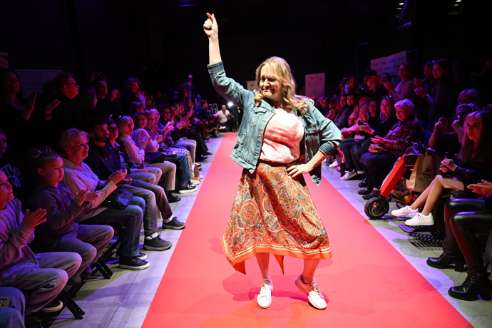 Regina Řandová si přehlídku užívala.