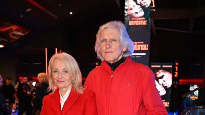 FOTO: Veronika Žilková s partnerem Ivanem Hubačem na premiéře amerického filmu Nevěsta!