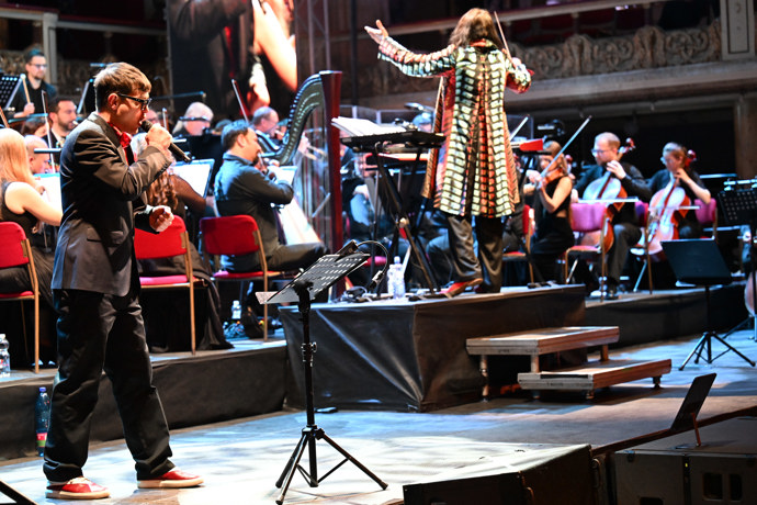 David Kraus vystoupil po boku Varhana Orchestroviče Bauera.