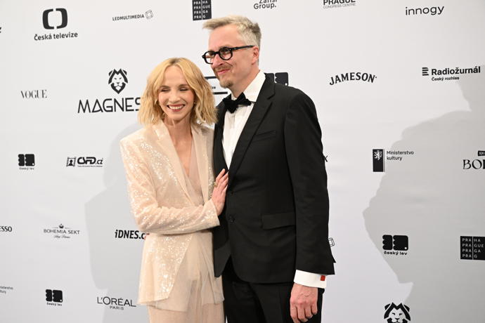 Jana Plodková dorazila na udílení cen Český lev s partnerem.
