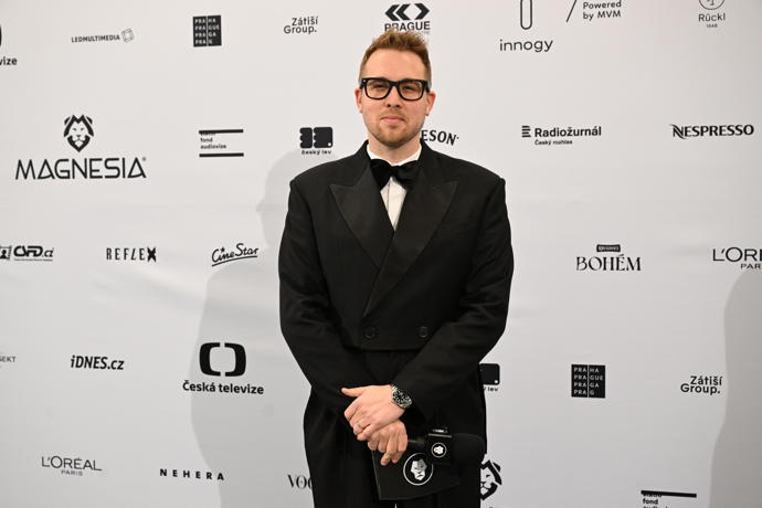 Jirka Král na udílení cen Český lev 2026.