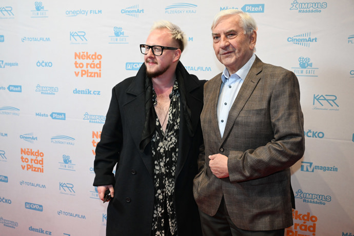 Štěpán Kozub a Miroslav Donutil rozdávali úsměvy.  