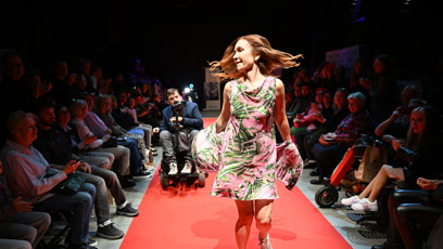 FOTO: Stanislava Jachnická si přehlídku užívala.