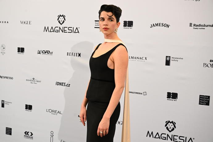 Antonie Formanová na udílení cen Český lev.