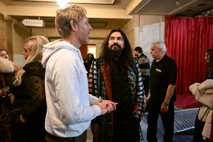 Karel Janeček s Varhanem Orchestrovič Bauerem.