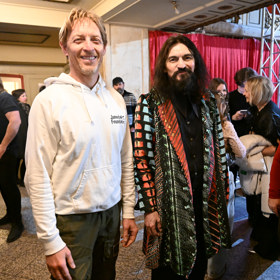 Karel Janeček se přišel podívat na koncert Varhana Orchestrovič Bauera.