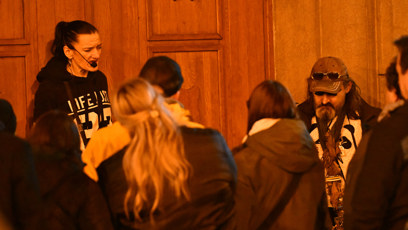 FOTO: Narkomanka Katka vyprávěla lidem svůj život.