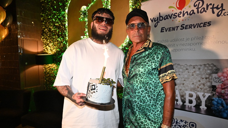 Leo Beránek s otcem. 