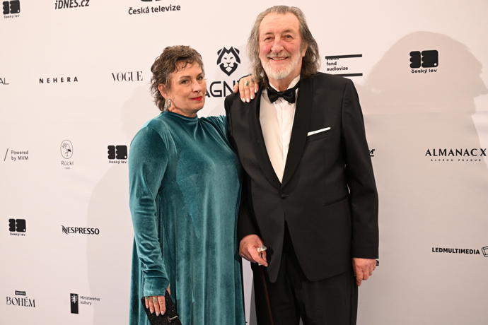 Bolek Polívka s manželkou Marcelou. 