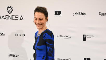 FOTO: Johana Matoušková vsadila na výrazné šaty.