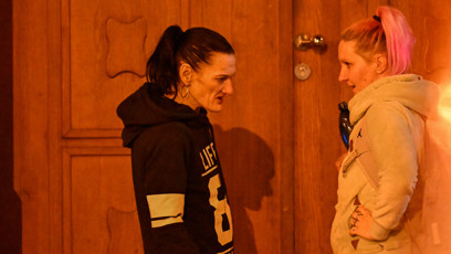 FOTO: Narkomanka Katka vyprávěla lidem svůj život.