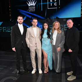 Petra Beníšková s rodinou.